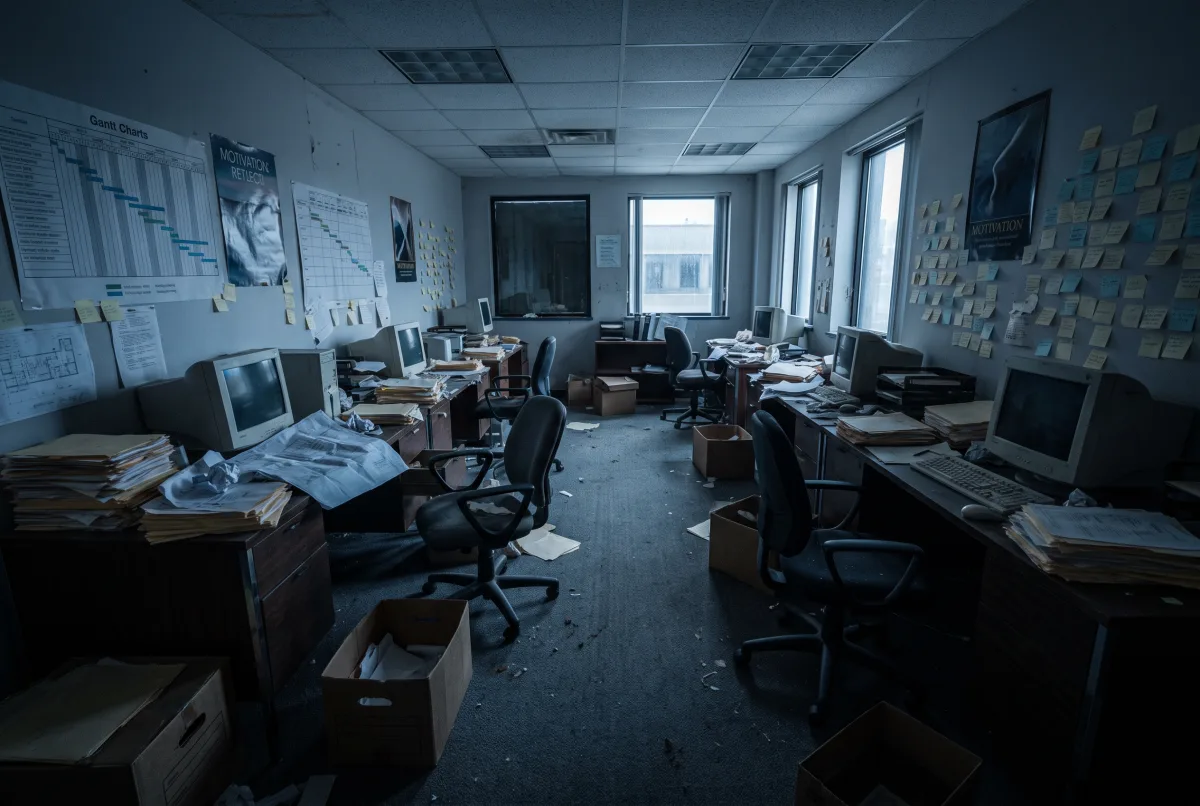 PMO obsoleto, atolado de processos e sem organização